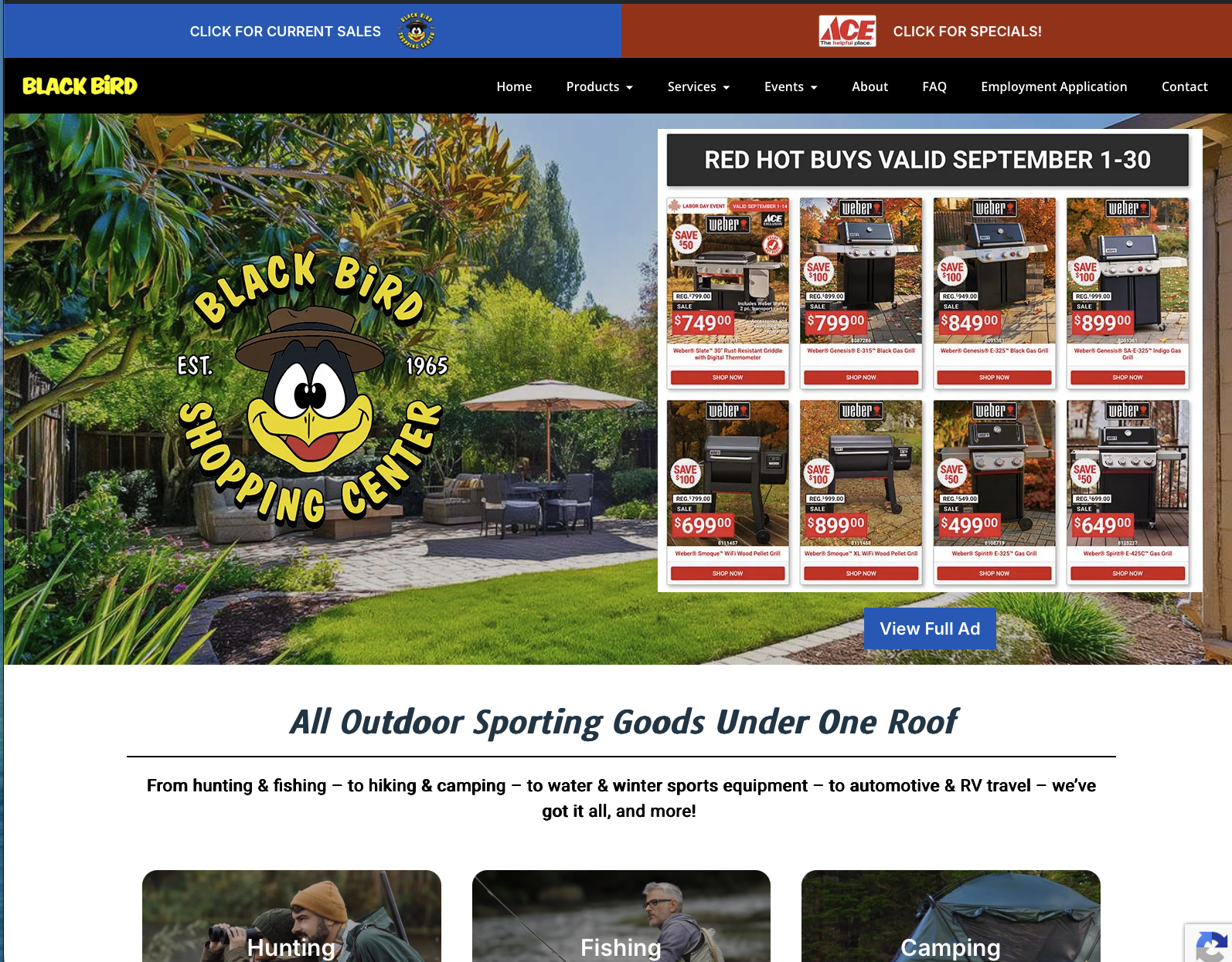 The Black Bird website built by Good Creations
