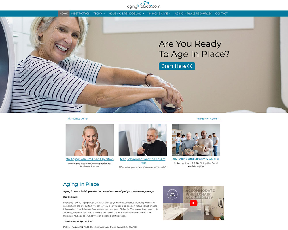 Aging In Place website