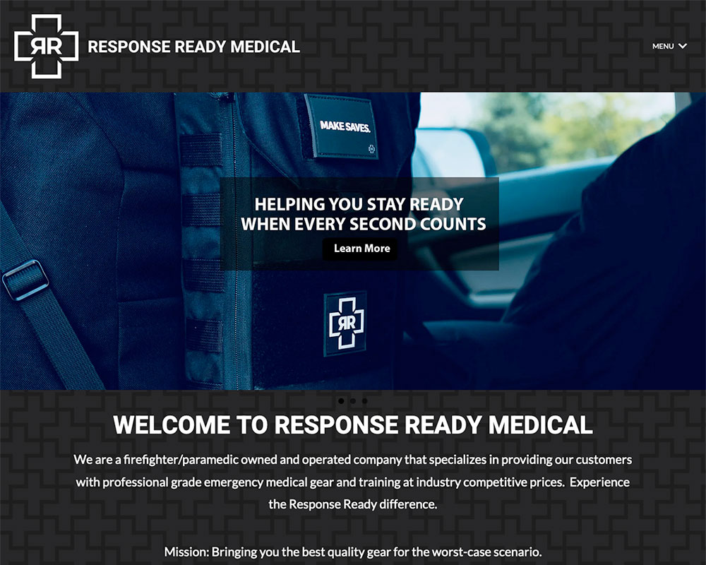 Response Ready Medical website