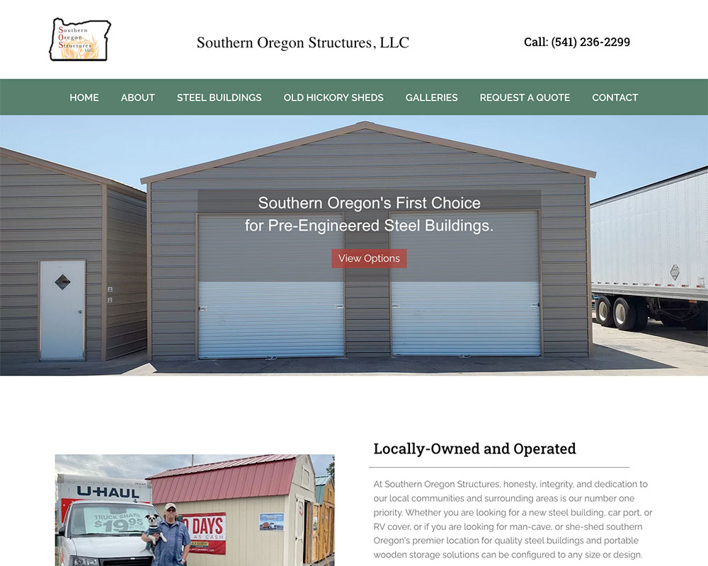 Southern Oregon Structures website
