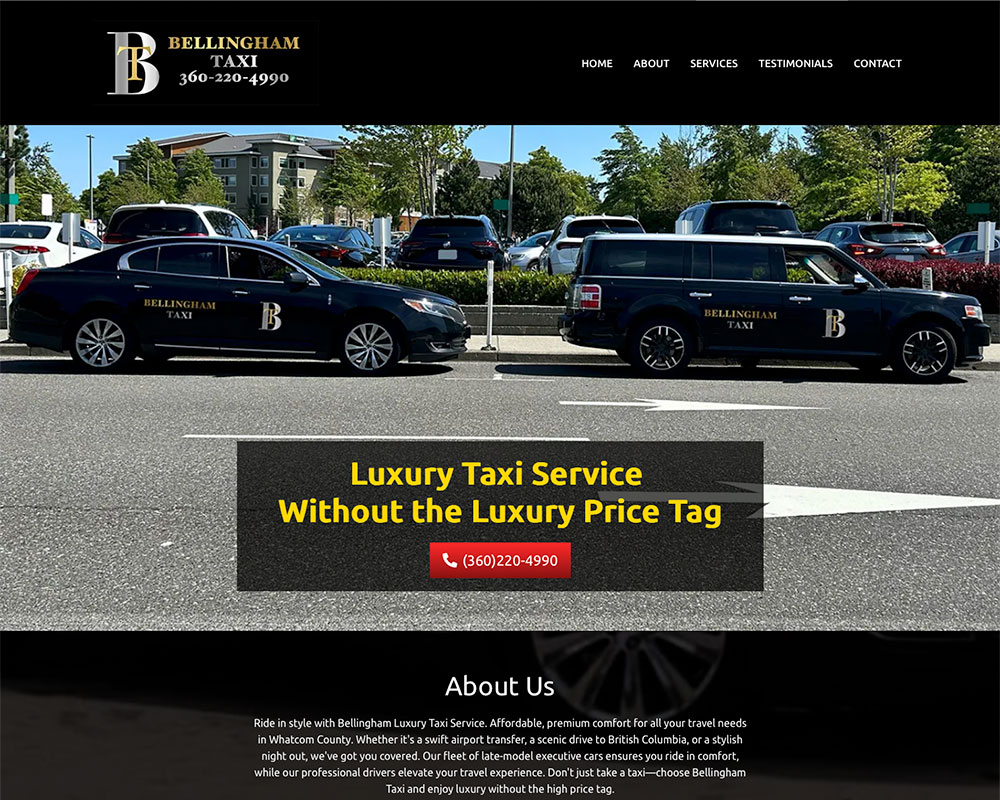 Bellingham Taxi website
